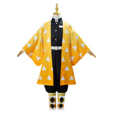 Kids Anime Zenitsu Uniform Outfit Cosplay Costume for Kids Children